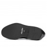 Men stylish, elegant shoes 937 black