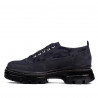 Women casual shoes 6043 indigo velour combined