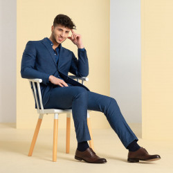 Men stylish, elegant shoes 905 a cafe lifestyle