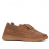 Women loafers, moccasins 6045 camel