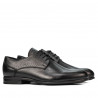 Men stylish, elegant shoes 940 black