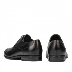 Men stylish, elegant shoes 940 black