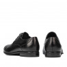 Men stylish, elegant shoes 940 black