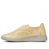 Women loafers, moccasins 6045 lemon