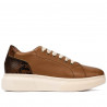 أحذية كاجوال/رياضية 6048 بني مدمج