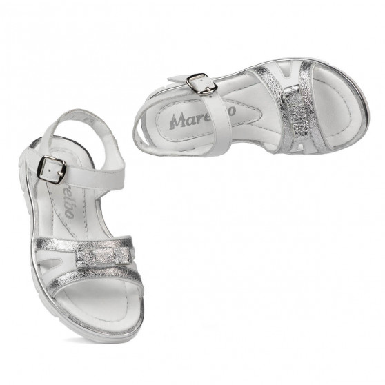 Children sandals 539 white combined