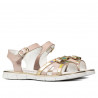 Children sandals 539 patent nude combined