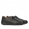 Women loafers, moccasins 672 black