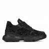 Women sport shoes 6053 black camuflaj combined
