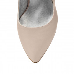 Women stylish, elegant shoes 1283 nude