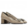 Women stylish, elegant shoes 1274 cappuccino