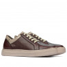 Teenagers stylish, elegant shoes 383 bordo combined