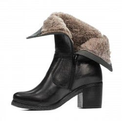 Women knee boots 3376 black