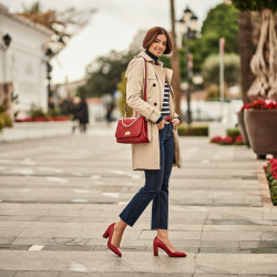 أحذية نسائية أنيقة 1278 أحمر lifestyle