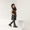 Children boots 3027 green pearl