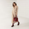 Women boots 3371 burgundy lifestyle