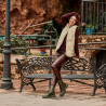 Women boots 3375 kaki lifestyle