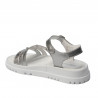 Women sandals 5096 silver