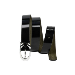 Women belt 35m black florantic