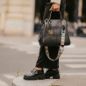 Women casual shoes 6068 black lifestyle