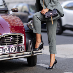 Women stylish, elegant shoes 1289 black lifestyle