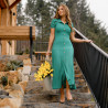 Women stylish, elegant shoes 1302 patent camel