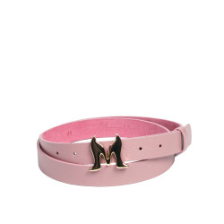 Women belt 41m pink safiano