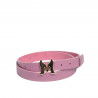 Women belt 41m purple safiano