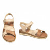 Women sandals 5103 pudra combined