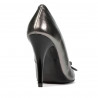 Women stylish, elegant shoes 1279 silver pearl