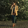 Women stylish, elegant shoes 1320 brown