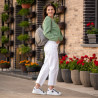 Women sport shoes 6073 white+gray lifestyle