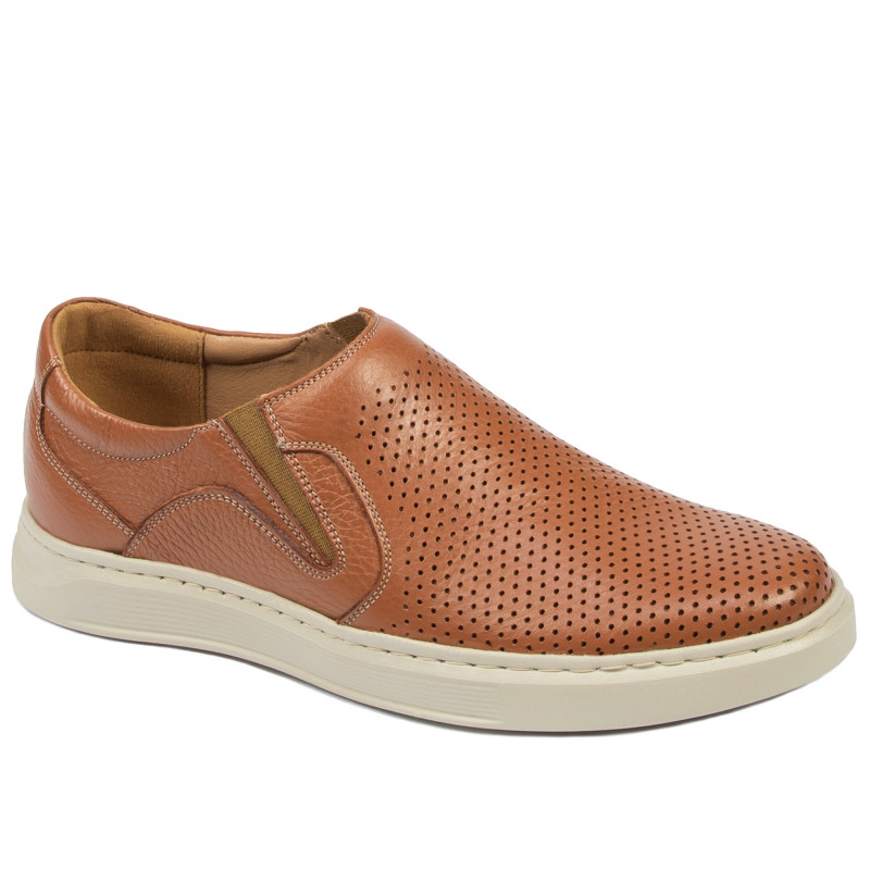 Men loafers, moccasins 971m brown