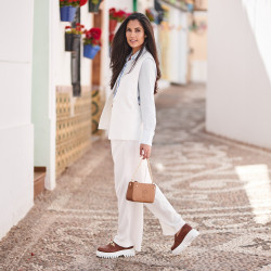 حذاء نسائي كاجوال 6072 بني lifestyle