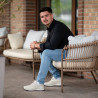 974 حذاء رياضي للرجال بيج lifestyle