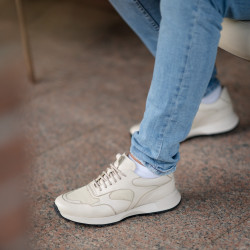 974 حذاء رياضي للرجال بيج lifestyle