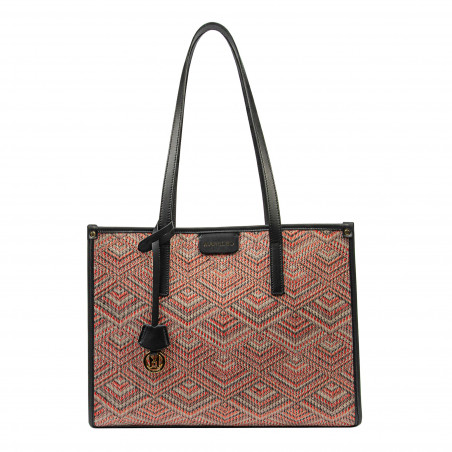 Women beach bag 031-1g motiv pink combined