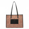 Women beach bag 031g motiv pink combined
