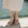 Women sandals 5109 camel lifestyle