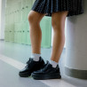 Women sport shoes 6074 black combined lifestyle