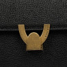 Women shoulder bag 032g black caviar