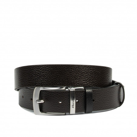 Men belt 71b bicolored biz black+biz brown