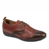 Teenagers stylish, elegant shoes 370 a cognac