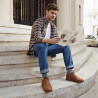 أحذية كاجوال/رياضية للرجال 968 بوفي بني lifestyle