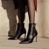 Ghete cu toc dama 1400 black lifestyle