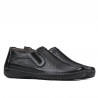 Women loafers, moccasins 6000 black