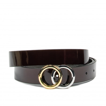 Women belt 09m bordo