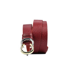 Women belt 12m biz red