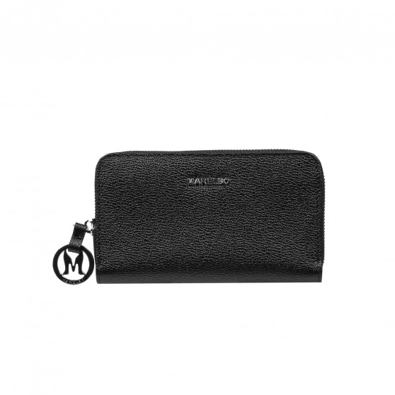 Portofel dama 204g 01 black caviar