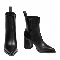 Ghete cu toc dama 1401 black